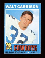 1971 Topps Football #8 WALT GARRISON - DALLAS COWBOYS