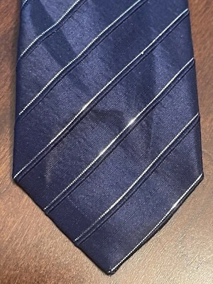 Corbata para hombre Zara azul plata Foto 1 de 4