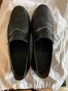 Bruno Magli schwarze Anzugschuhe Made in Italy Größe 7,5 sehr guter Zustand - Bild 1 von 5