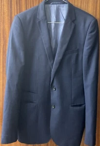 French Connection Navy Blazer Size 38inch Slim Fit  - Picture 1 of 9