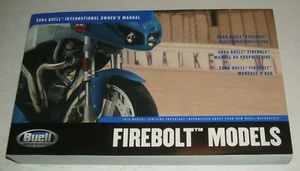 Buell 2004 Firebolt Owners Manual English German French Spanish - Bild 1 von 2