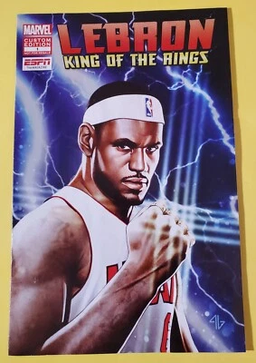 Marvel Comics LeBron James REY DE LOS ANILLOS Edición Personalizada #1 DTD 10/2012 ESPN Foto 1 de 4