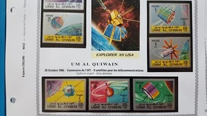 UMM AL QIWAIN - 1966 - 100th Anniversary of Intern. Telekom. Union - postfrisch perforiert - - Bild 1 von 2