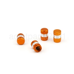 4X Aluminum Purple Motorcycle Tire/Rim Valve Stem/Wheel Dust Cover Caps - Picture 1 of 2