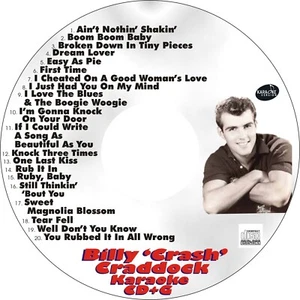 CUSTOM KARAOKE BILLY 'CRASH' CRADDOCK 20 GREAT SONG cdg CD+G HARD-TO-FIND RARE - Picture 1 of 2