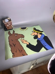 French vintage Tintin poster Moulinsart 1999 - Preface inedite - Picture 1 of 8
