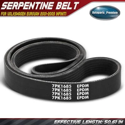 50.61" Serpentine Belt for Volkswagen EuroVan 2001-2003 INFINITI Q45 1990-1996 - Image 1 of 4