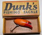 Vintage Glass Eye Dunks Fishing Lure Best Ever Tough Color