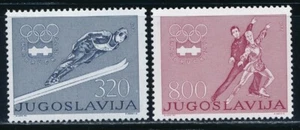 Yugoslavia - 1976 Innsbruck Olympic Games MNH Sport Stamp Set (#1284-85) - Picture 1 of 1