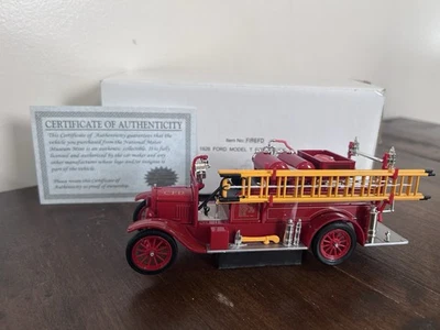 National Motor Museum Mint Diecast 1926 Ford Model T Fire Truck 1:32 Scale - Image 1 of 4
