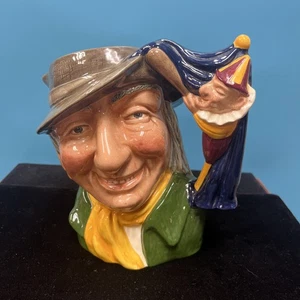 Vintage Royal Doulton 1963 Punch & Judy Man D 6590 Toby Mug Jug 7 inch - Picture 1 of 4