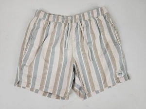 Pantalones Cortos Katin Para Hombre Grandes Algodón Lino Playa Salón Cintura Elástica Cordón - Imagen 1 de 11