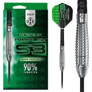 Dimplex S3 Bomb 90% Tungsten Steel Tip Darts by Harrows - Picture 1 of 6