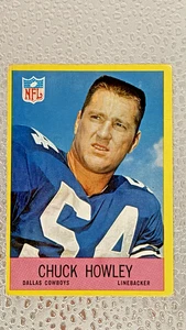 Philadelphia #53 1967 Chuck Howley Dallas Cowboys Hof - Imagen 1 de 2
