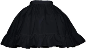 Damen Mädchen kurzer Petticoat 2 Creolen Rock Ballkleid Halbschlupf Unterrock - Bild 1 von 19