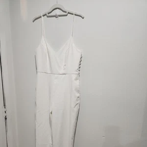 Lovers + Friends Norrie Jumpsuit in White M New Womens - Picture 1 of 6