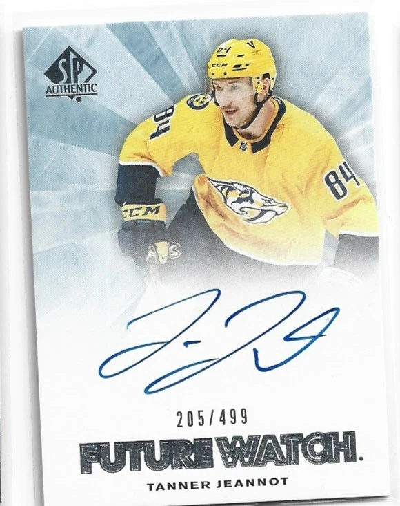 21-22 SP Authentic Retro Future Watch Auto /499 Tanner Jeannot RFWA-TJ - Image 1 of 1