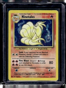 Pokémon TCG Ninetales Base Set Holo 12/102 - Picture 1 of 2
