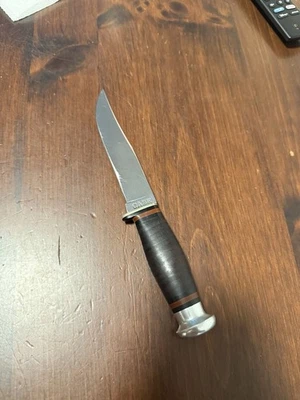 Нож футляр винтажный с фиксированным лезвием - Изображение 1 из 4