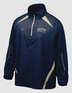 Men's Nike Double Coverage Pittsburgh Pitt Panthers 1/4 Zip Sideline Jacket S - Picture 1 of 1