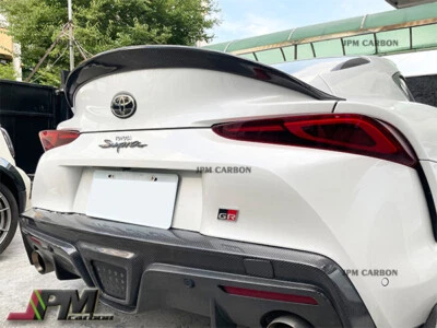 Alerón de maletero de fibra de carbono estilo AG para Toyota Supra 2019+ A90 Foto 1 de 3
