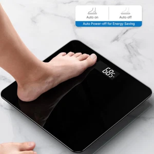 Electronic Digital Bathroom Scales 180KG Body Weight Weighing Scale LCD Display - Picture 1 of 11