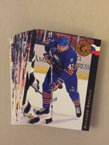 1992/93 92/93 UPPER DECK HOCKEY EURO ROOKIES INSERT (ER1-ER20) U-Pick from list