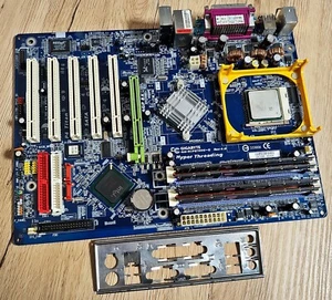 Gigabyte GA-8IPE1000-G Rev 4.0 Socket 478 Intel 865PE Motherboard +CPU + 4GB RAM - Picture 1 of 13