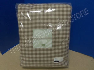 Ballard Designs Baldwin Sectional Wedge Corner SLIPCOVER Toffee Check Gingham - Picture 1 of 1
