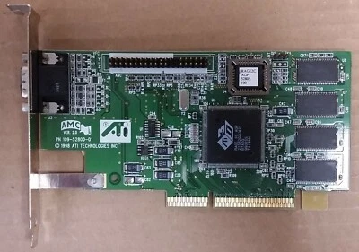 ATi 3D Rage IIc 8MB AGP Video Card, VGA port, 109-52800-01, Refurbished  - Image 1 of 3