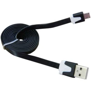 Micro USB Cable Charger Lead Samsung S7 S6 Noodle S5 Note Pi Tablet Kindle black - Picture 1 of 1