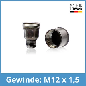 Staufferbuchse DIN 3411 17cm³ M12x1,5 Stahl gebläut - Bild 1 von 2