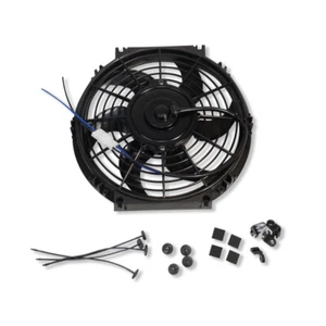 10" Electric Curved Blade Reversible radiator Cooling Fan 12v 80w 850cfm - Picture 1 of 3