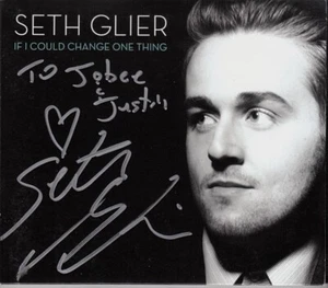 Seth Glier - If I Could Change One Thing (CD, 2015, MPress)  Autographed, Signed - Imagen 1 de 2