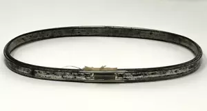 Vintage 9” Oval Metal Spring Tension & Cork Lined Embroidery Hoop - Picture 1 of 8