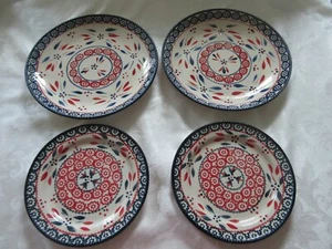 Temp-tations Fireworkfetti  8 dinner & 6 plates red,white&blue - Picture 1 of 8