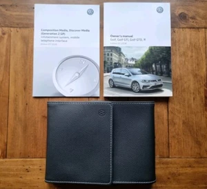 VW GOLF MK7.5 (2017 - 2020) Owners Manual / Handbook + Navi Guide + Wallet - Picture 1 of 4