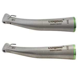 LANJING Dental Implant Contra Angle Handpiece 32:1 Fiber Optic LED Push Saeshin - Picture 1 of 47