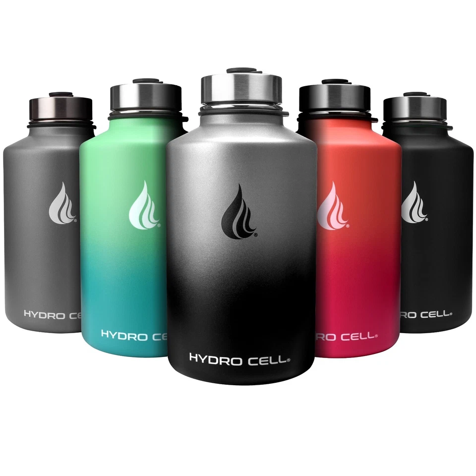 64oz Hydro Cell Wide Mouth Stainless Steel Water Bottle