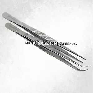 2 pinzas para desmalezar artísticas y artesanales detalladas que funcionan rectas + curvas 6" - Imagen 1 de 3
