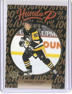 2021-22 Upper Deck Series 1 Sidney Crosby Hundo P Gold Insert Card Penguins - Bild 1 von 2