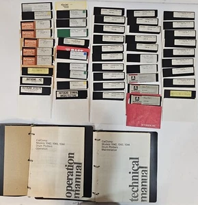 CalComp 1044 Series Drum Plotter Parts Manual ENG Drawings with AutoCAD Disks - Picture 1 of 10