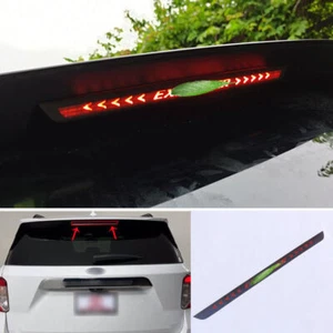 Pegatina de luz de freno trasera de cuero negro 1 pieza para Ford Explorer 2020-2024 - Imagen 1 de 9