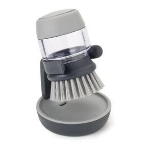 Joseph Joseph Palm Scrub Soap Dispensing Brush - Grey - Picture 1 of 5