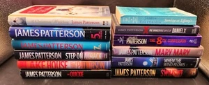 James Patterson Lot Of 12 Hardcover And Paperback Books Thriller Mystery - Picture 1 of 3