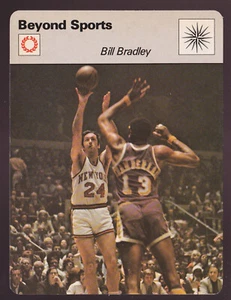 BILL BRADLEY New York Knicks Basketball Politics 1979 SPORTSCASTER CARD #61-10A - Picture 1 of 2