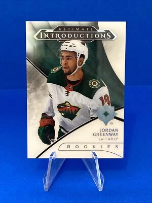 2018-19 Ultimate Collection Jordan Greenway Ultimate Introductions Rookie Card! - Image 1 of 2