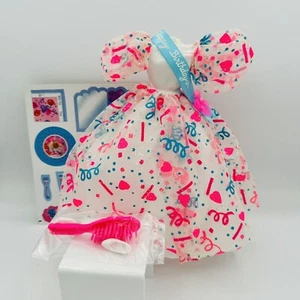 Barbie Doll Dress Gown Birthday Party Pink Confetti Dress - Picture 1 of 3