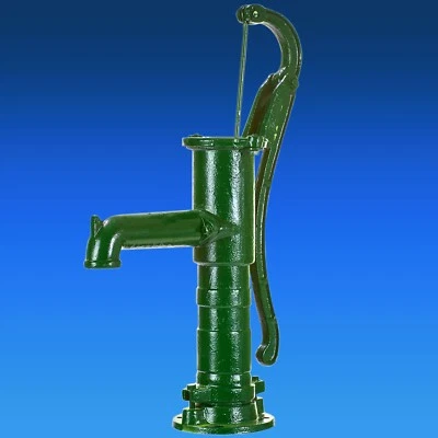 MAGICSAN Nostalgie Handschwengelpumpe Schwengelpumpe Gartenpumpe Hofpumpe m. Rundflansch