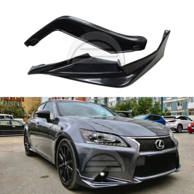 Front fangs for Lexus GS F-Sport bumper lip TRD style L10 GS250 GS350 GS450h - Image 1 of 4